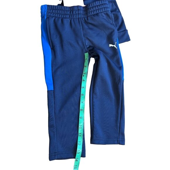 Puma Toddler Boys' 3-Piece Tracksuit Set Size 3T Blue & Navy - Picture 6 of 11